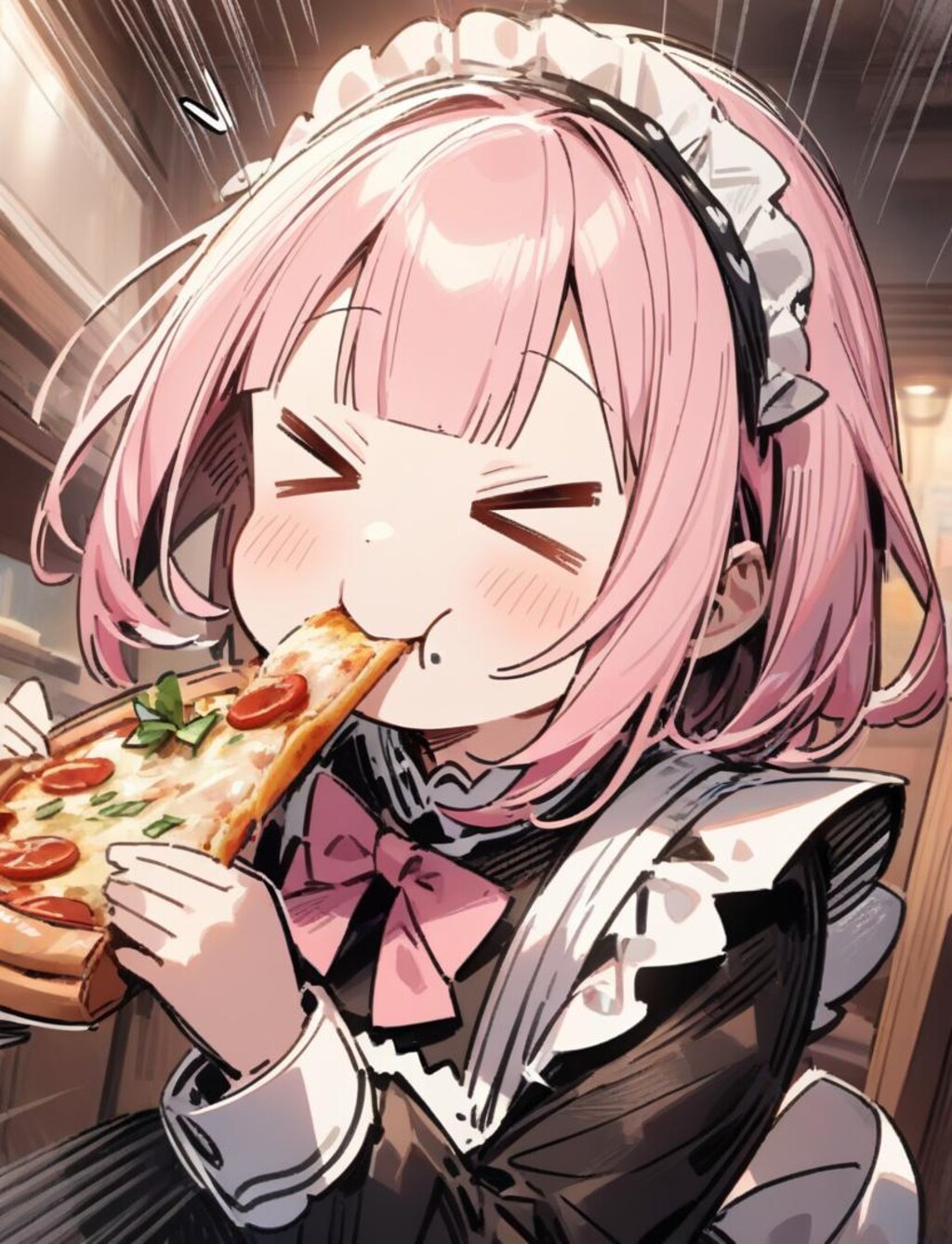 🍕おピッツァメイドちゃん・ブラックピンキーレーベル🍕