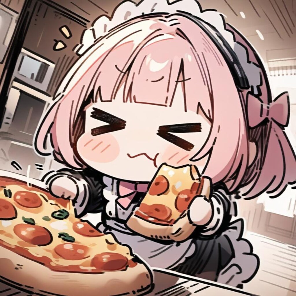 🍕おピッツァメイドちゃん・ブラックピンキーレーベル🍕