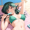 Re.投稿企画「緑の日の緑色水着」ありがとうございました 3枚目