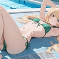Re.投稿企画「緑の日の緑色水着」ありがとうございました 8枚目