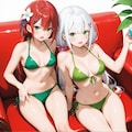 Re.投稿企画「緑の日の緑色水着」ありがとうございました 6枚目