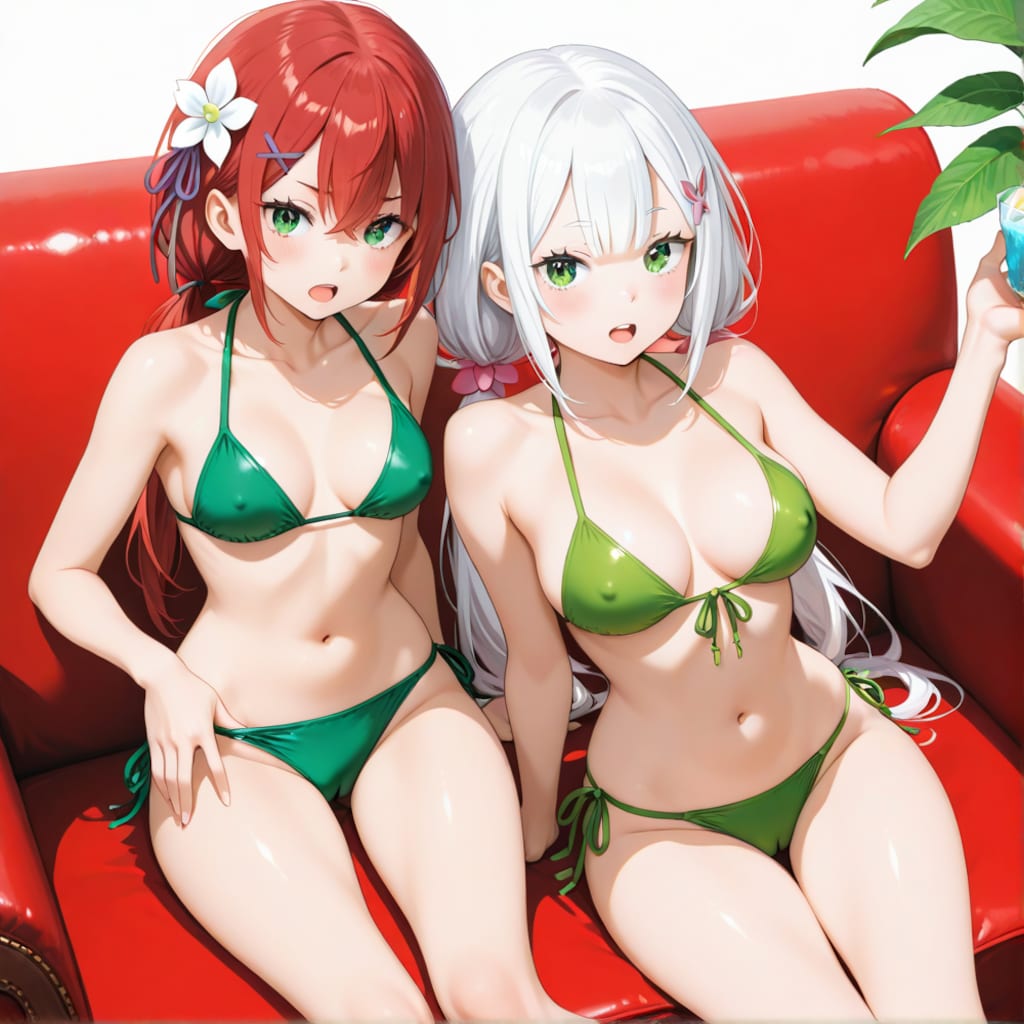 Re.投稿企画「緑の日の緑色水着」ありがとうございました