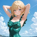 Re.投稿企画「緑の日の緑色水着」ありがとうございました 5枚目