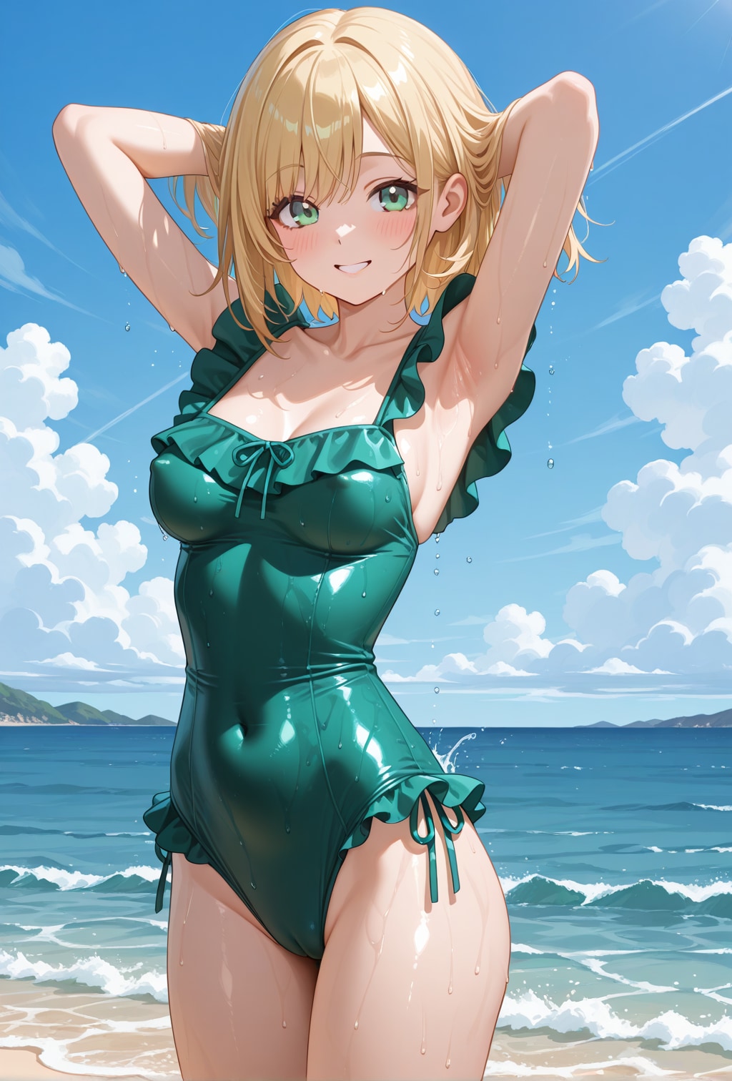 Re.投稿企画「緑の日の緑色水着」ありがとうございました