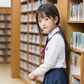 図書館で出会った少女 05/15 3枚目