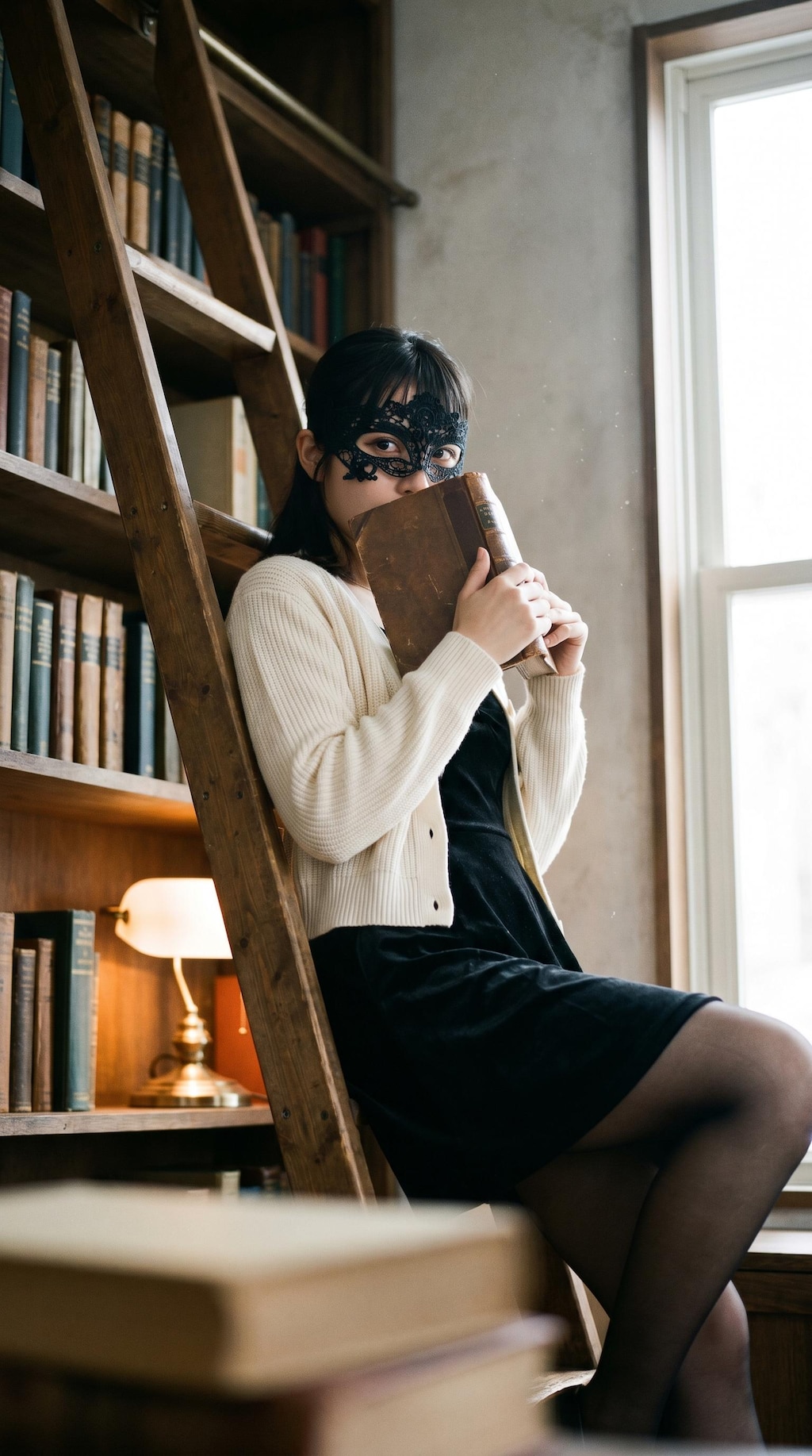 The Librarian Who Hid Her Name in Lace