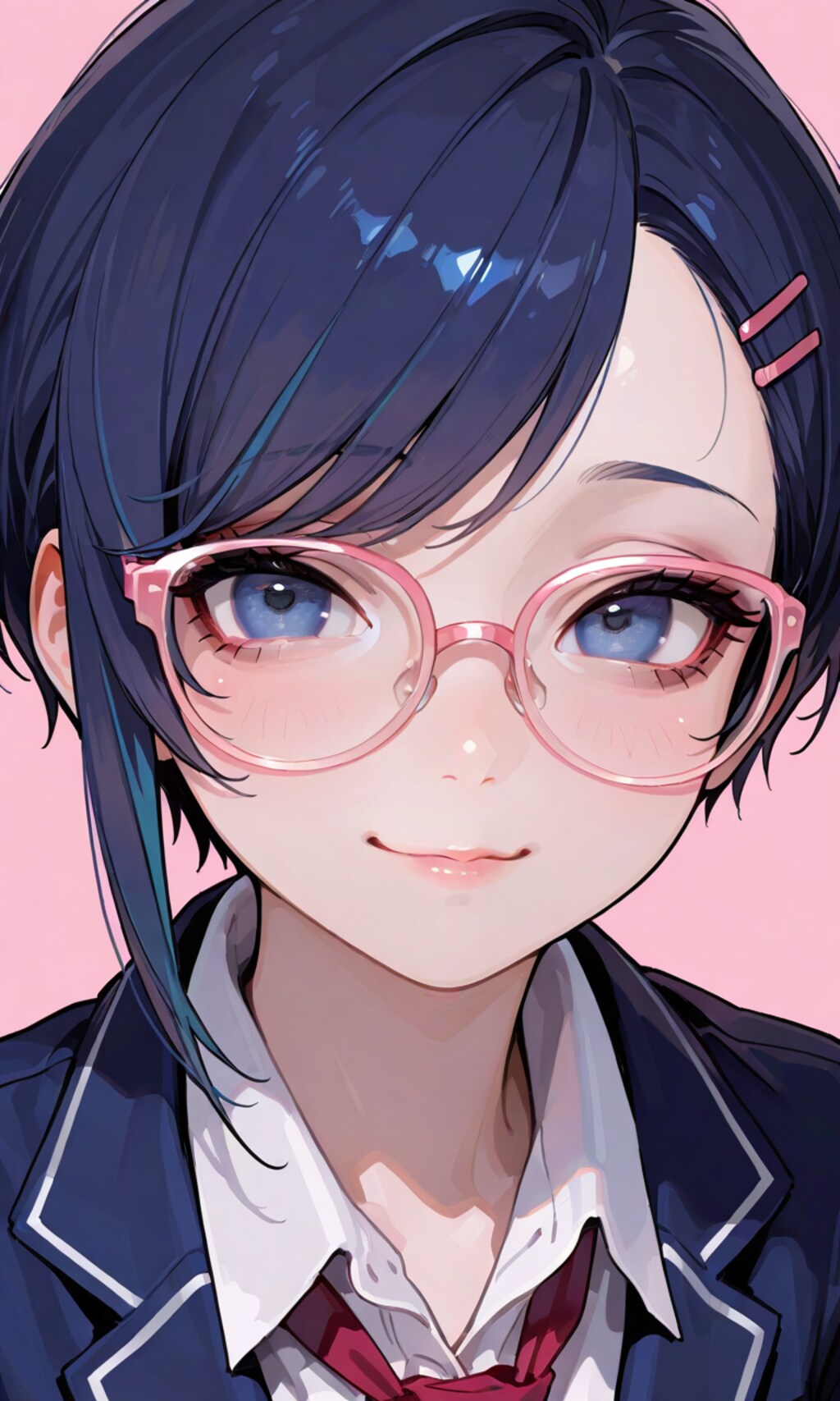 受け取った眼鏡をかけさせてみた