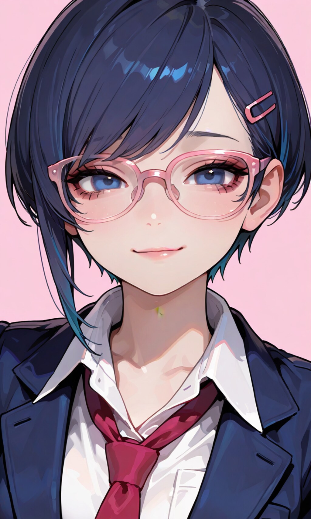 受け取った眼鏡をかけさせてみた