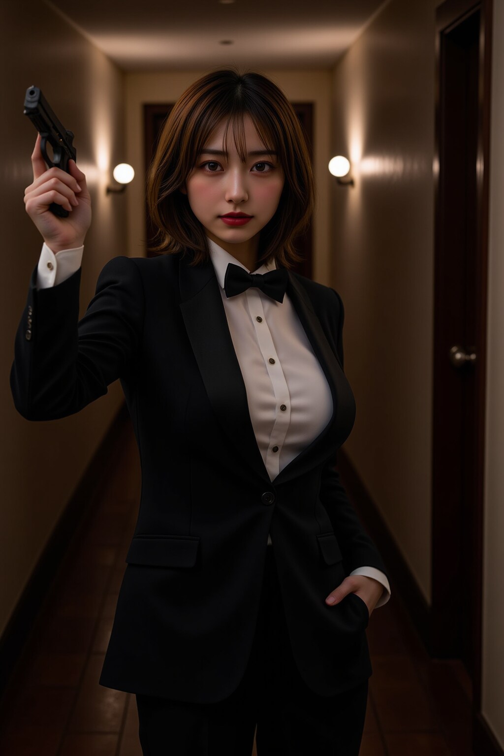 タキシード女子