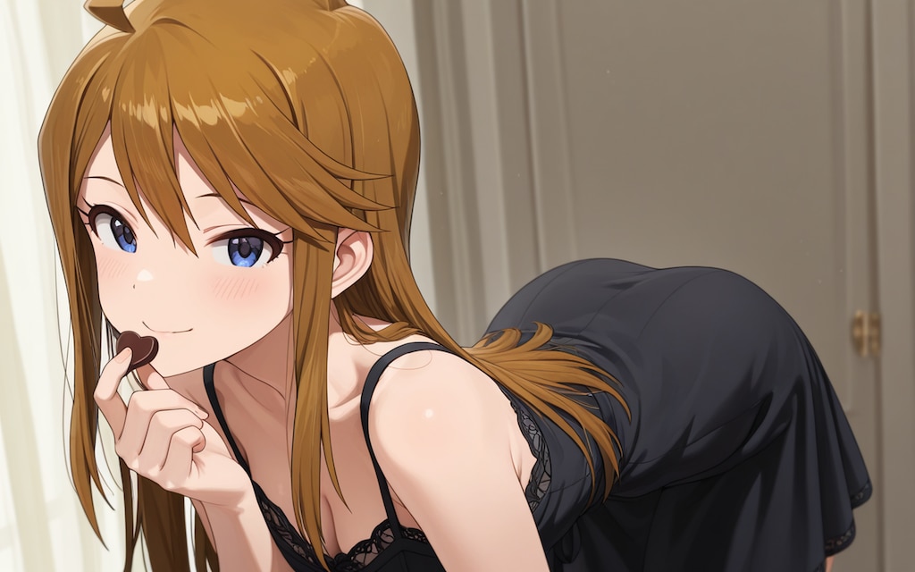 【所恵美】「色っぽくチョコ食べてやんよ」