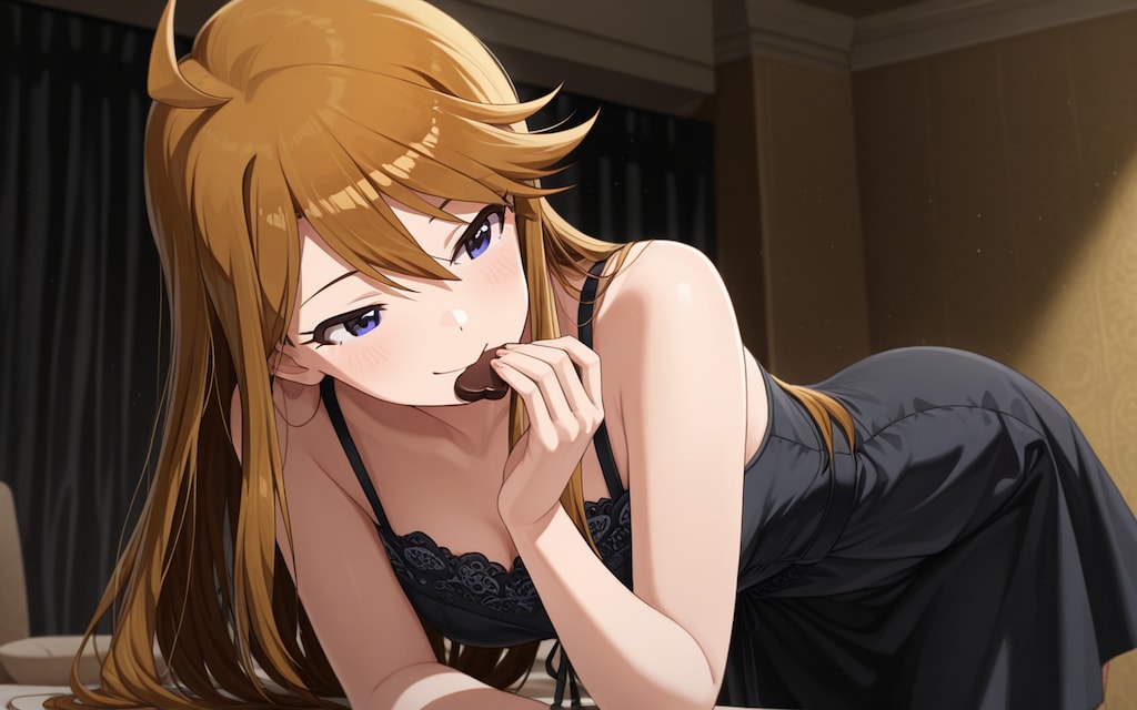 【所恵美】「色っぽくチョコ食べてやんよ」