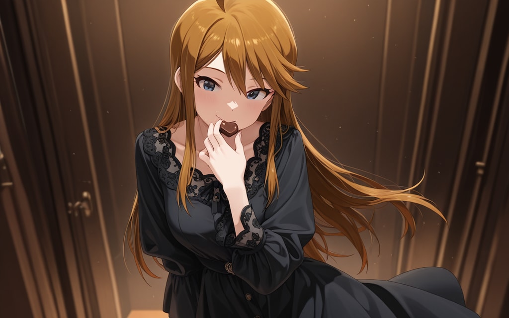 【所恵美】「色っぽくチョコ食べてやんよ」