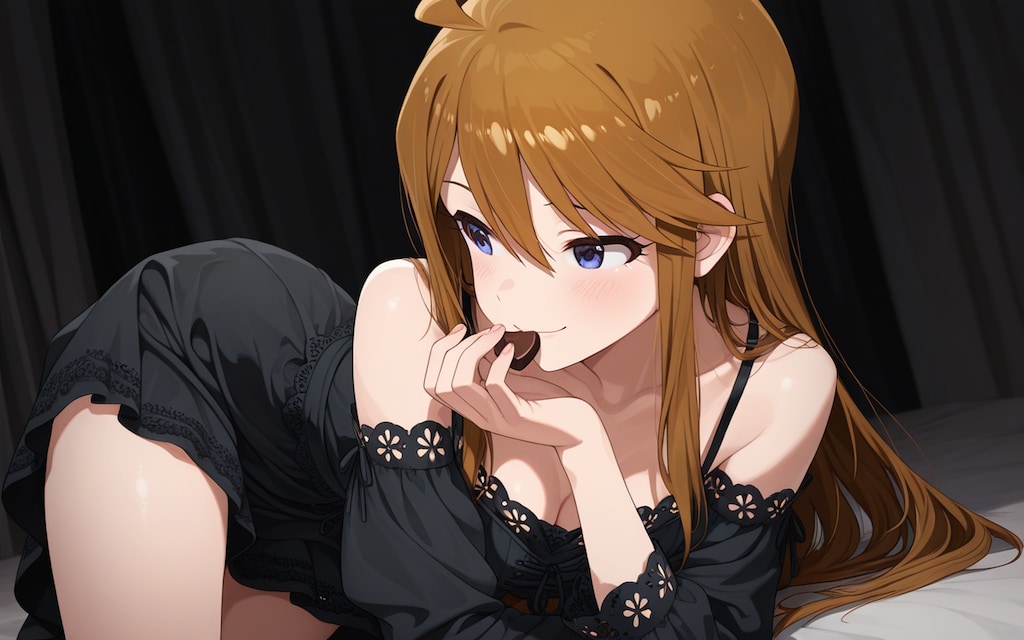 【所恵美】「色っぽくチョコ食べてやんよ」