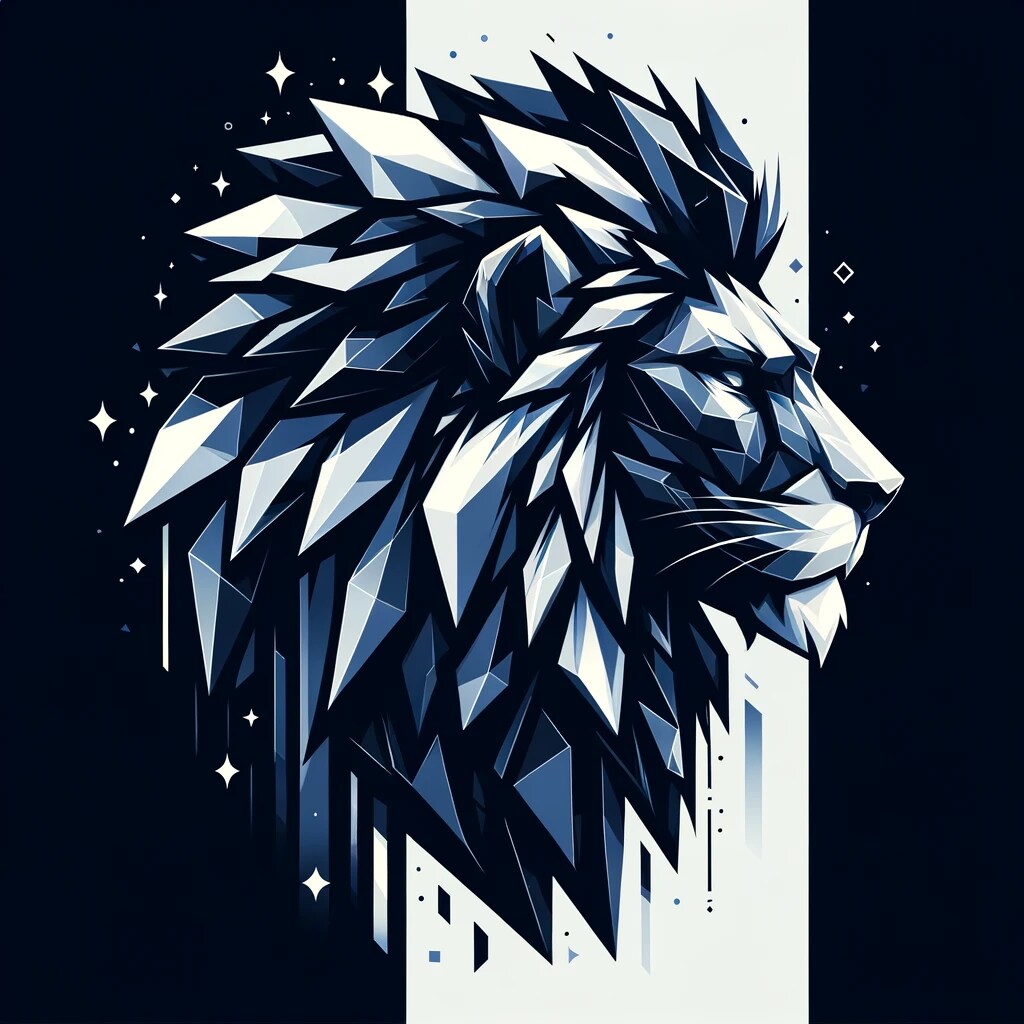 Luminous Leo: The Geometric King