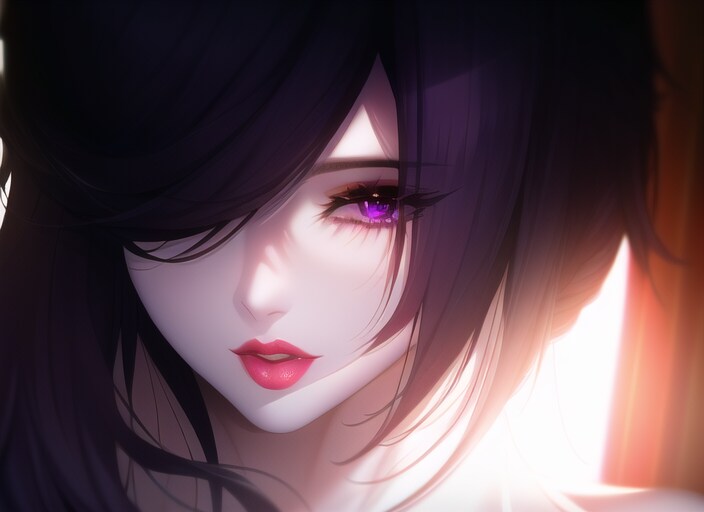 黒髪美女