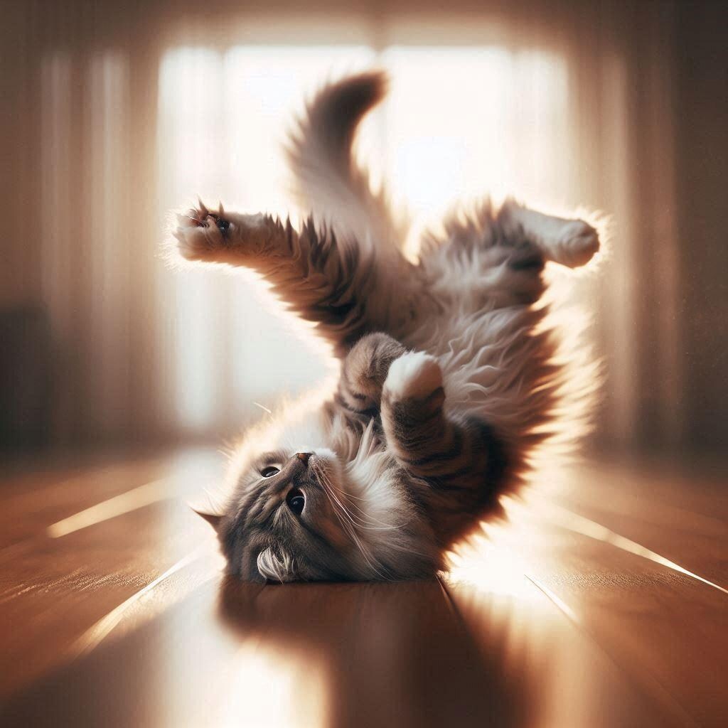 ブレイクダンスの特殊能力を持つ猫