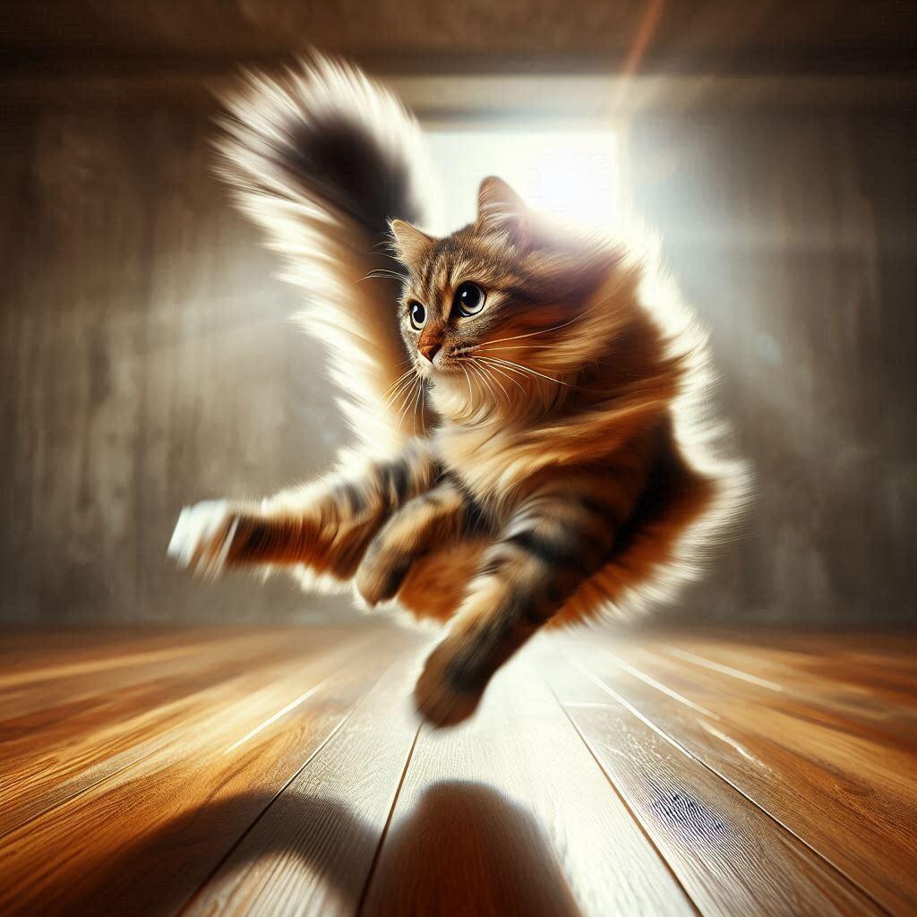 ブレイクダンスの特殊能力を持つ猫