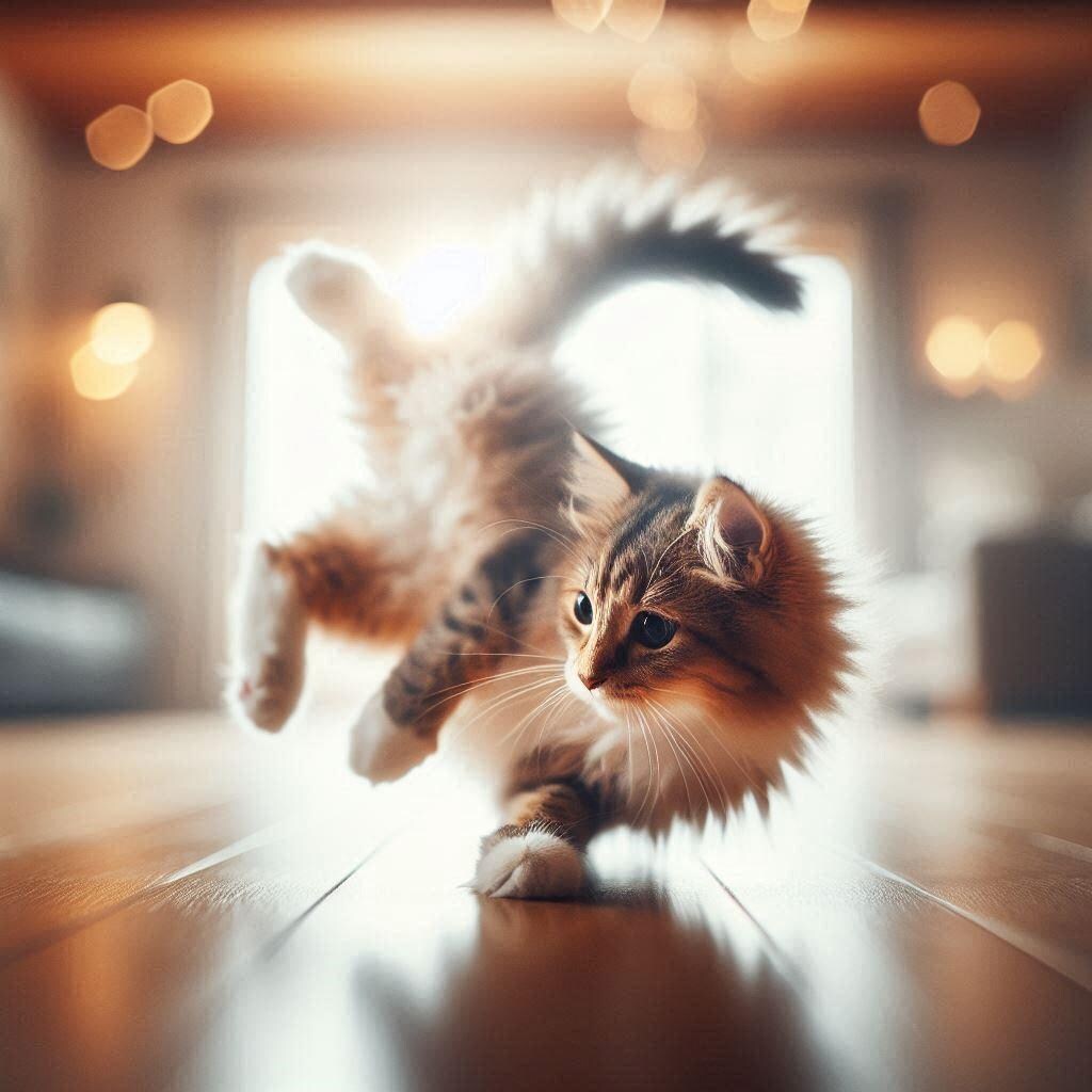 ブレイクダンスの特殊能力を持つ猫