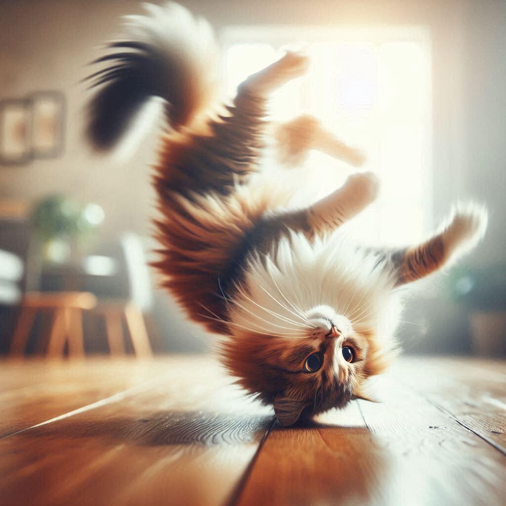 ブレイクダンスの特殊能力を持つ猫