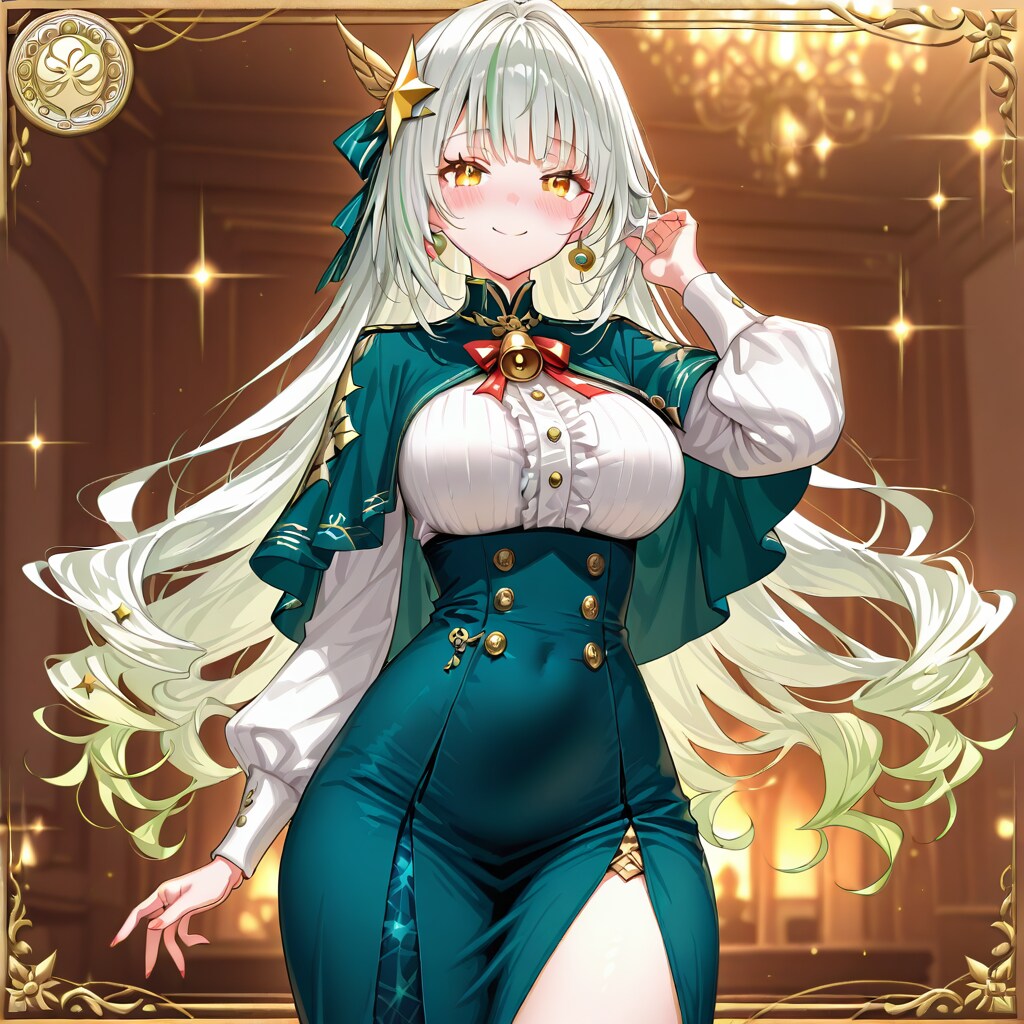 クリスマスツリーの擬人化（おねえさん）