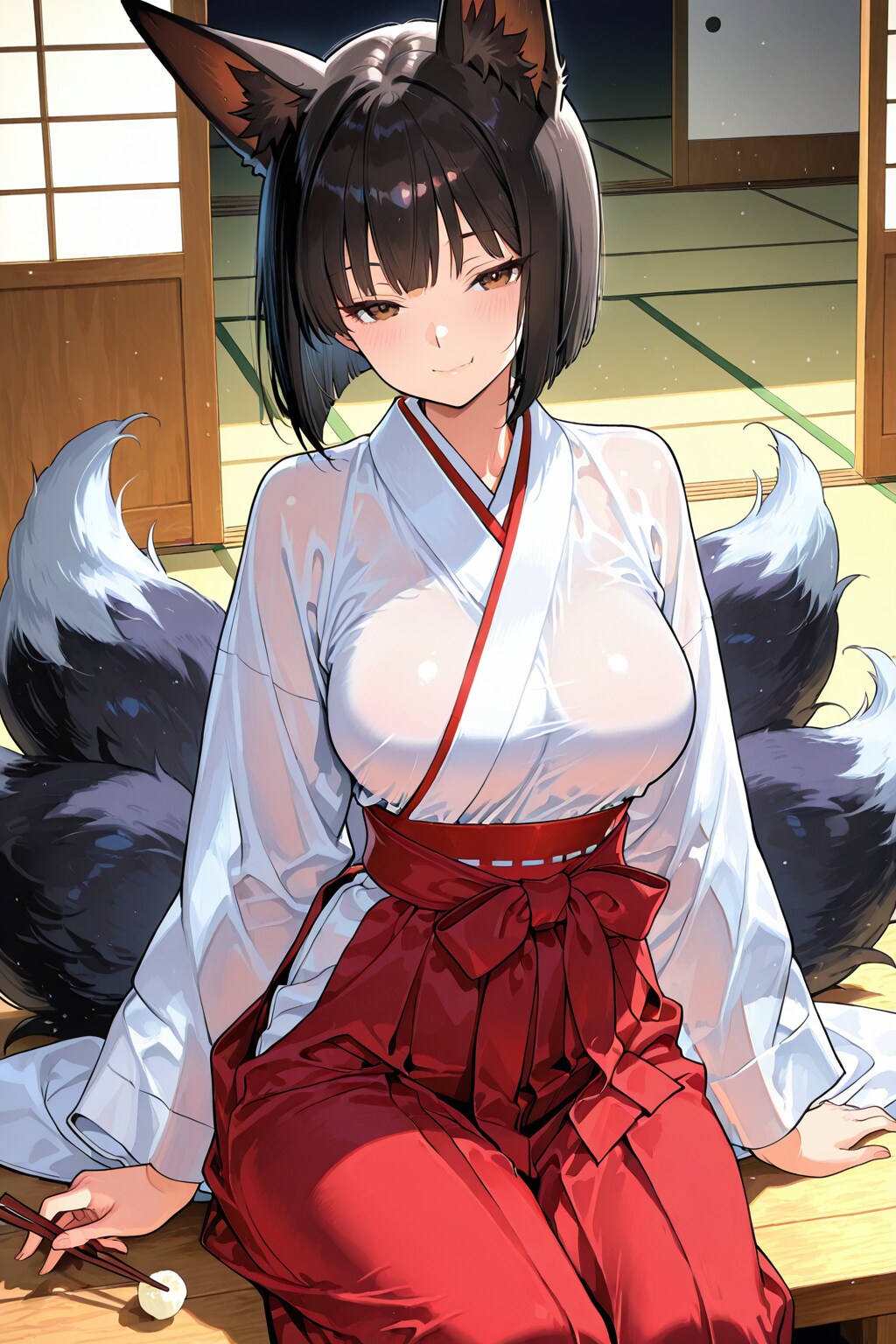 九尾のどん狐さん① | の人気AIイラスト・グラビア