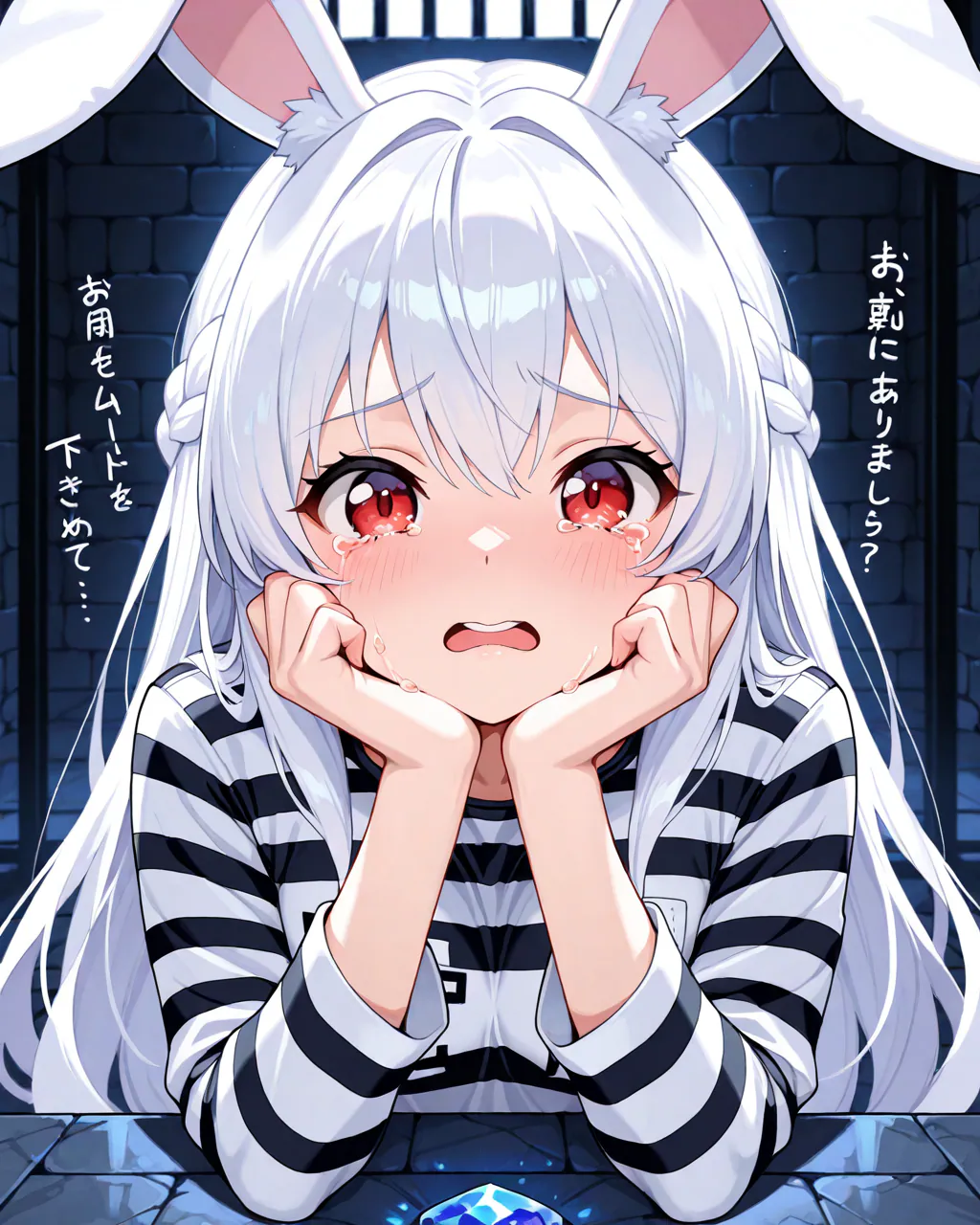 刑務所で売れ筋No. 1？脱走ウサちゃんのぬいぐるみ | の人気AIイラスト・グラビア