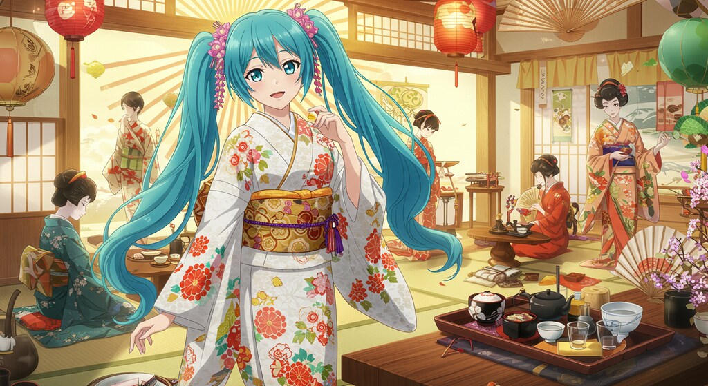 初音ミクと江戸時代