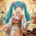 初音ミクと江戸時代 2枚目