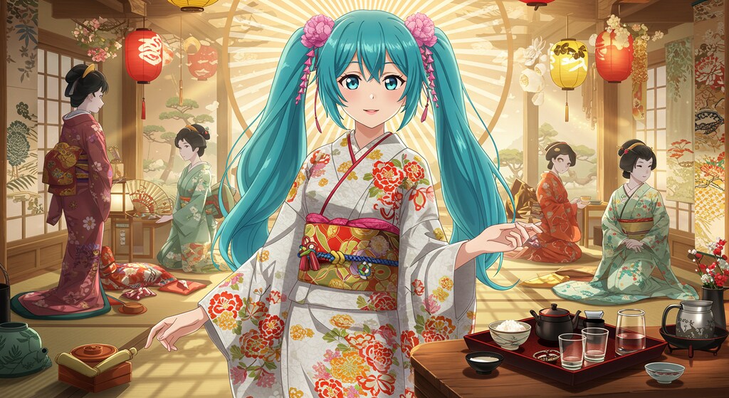 初音ミクと江戸時代