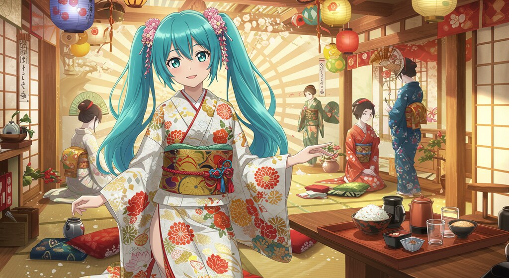 初音ミクと江戸時代