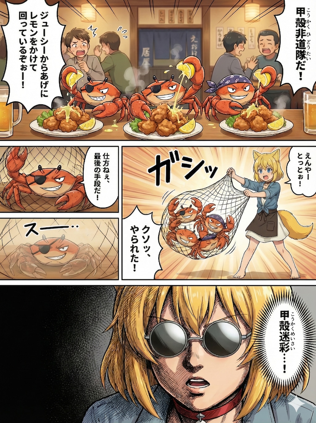 甲殻非道隊　KANIMISO IN THE SHELL