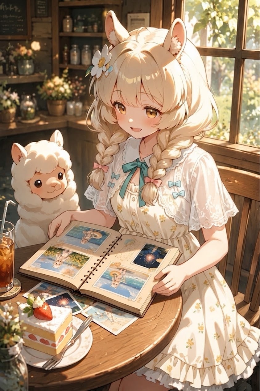 アルパカちゃんの夏の思い出 | の人気AIイラスト・グラビア