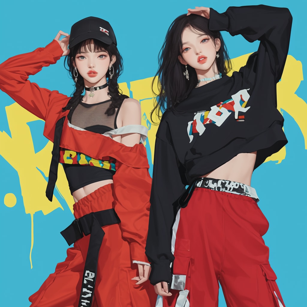 ヒップホップ　スタイル重視系 | の人気AIイラスト・グラビア