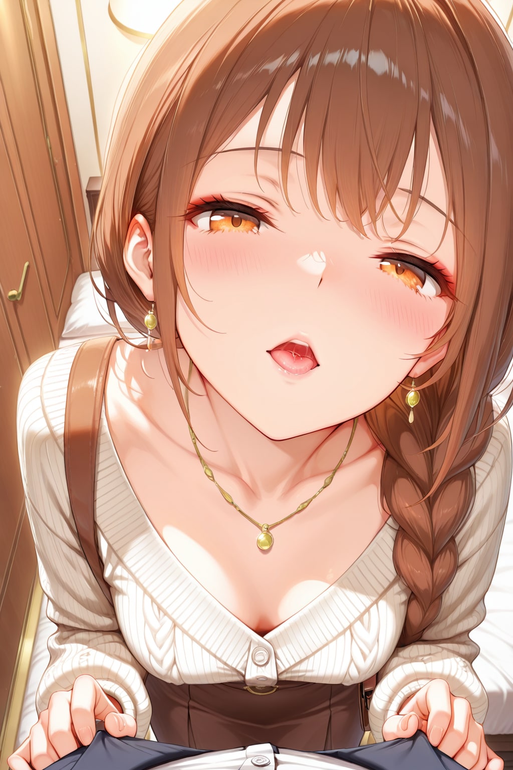 ほら、口を開いて…キスから教えてあげる……