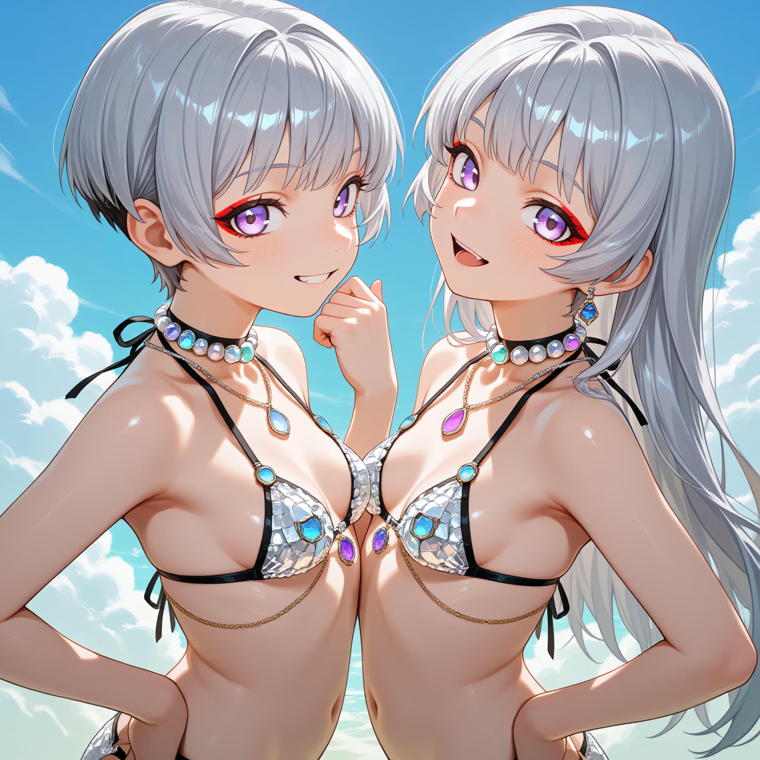 双子座の聖水着