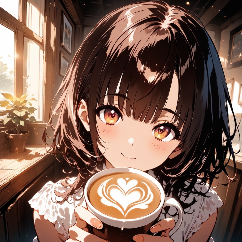 ラテアート | の人気AIイラスト・グラビア