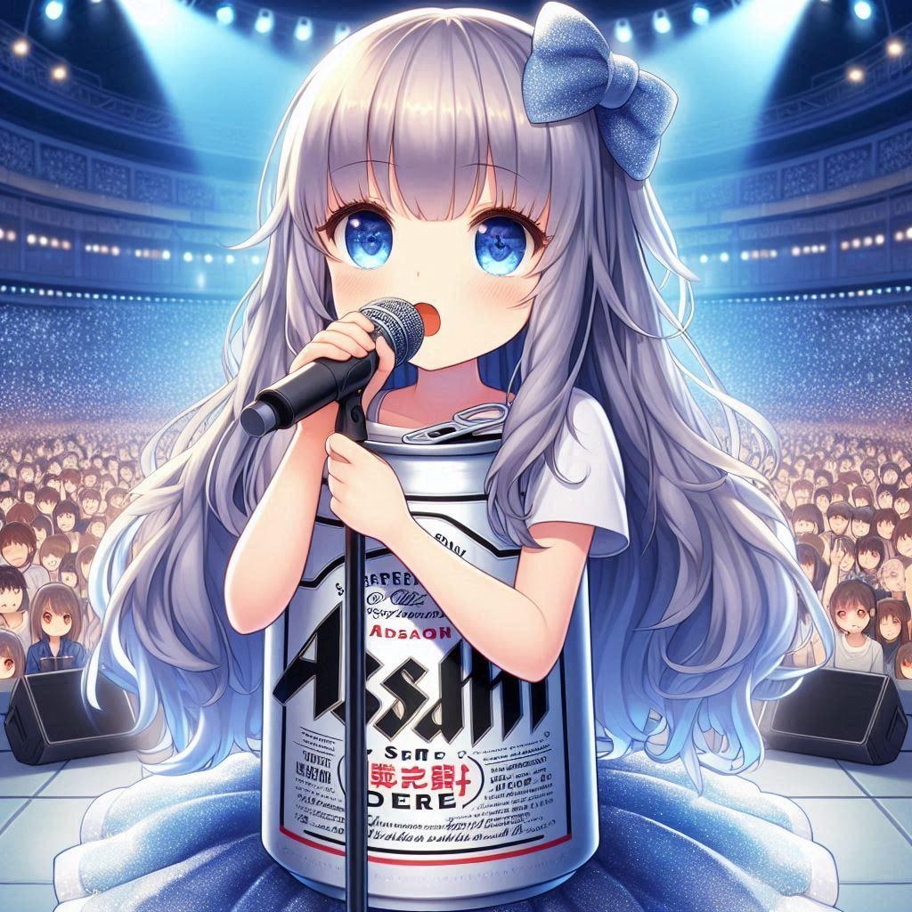 銀色担当のビールアイドル