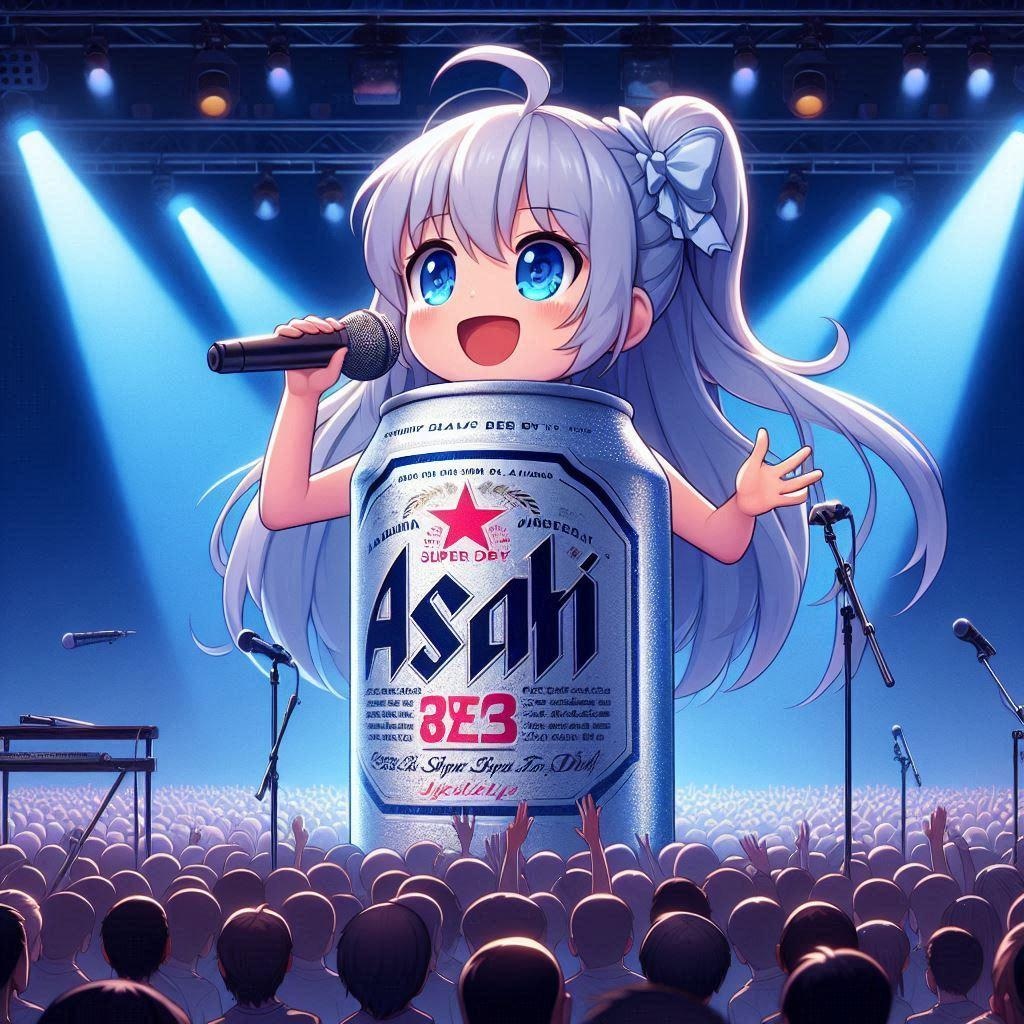 銀色担当のビールアイドル
