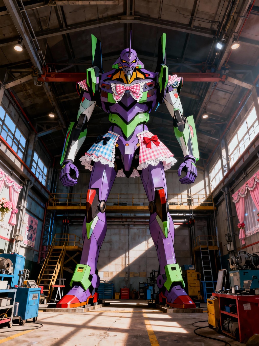 シンジ、エヴァ