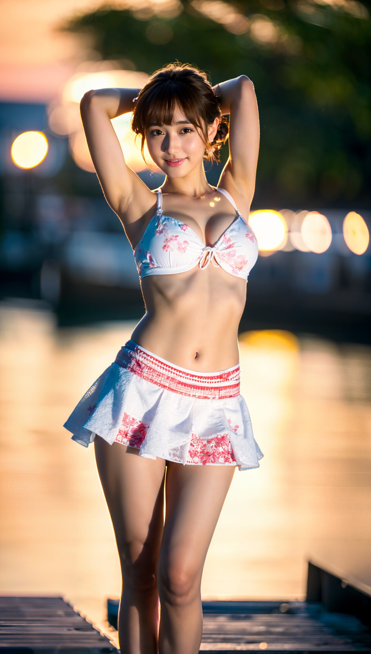 夕陽×水着