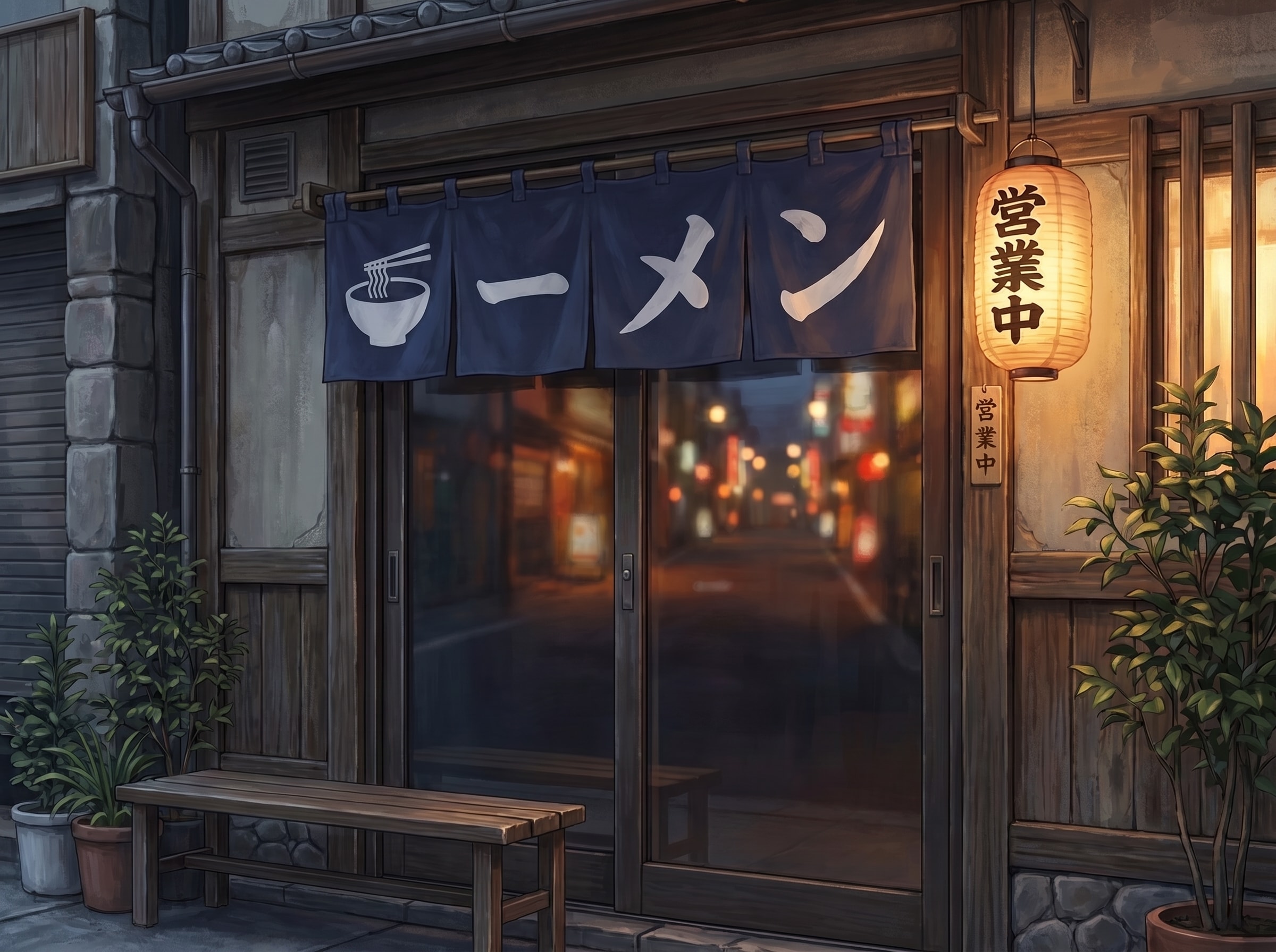 街のラーメン屋
