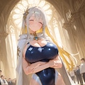 競泳水着の王妃様 3枚目