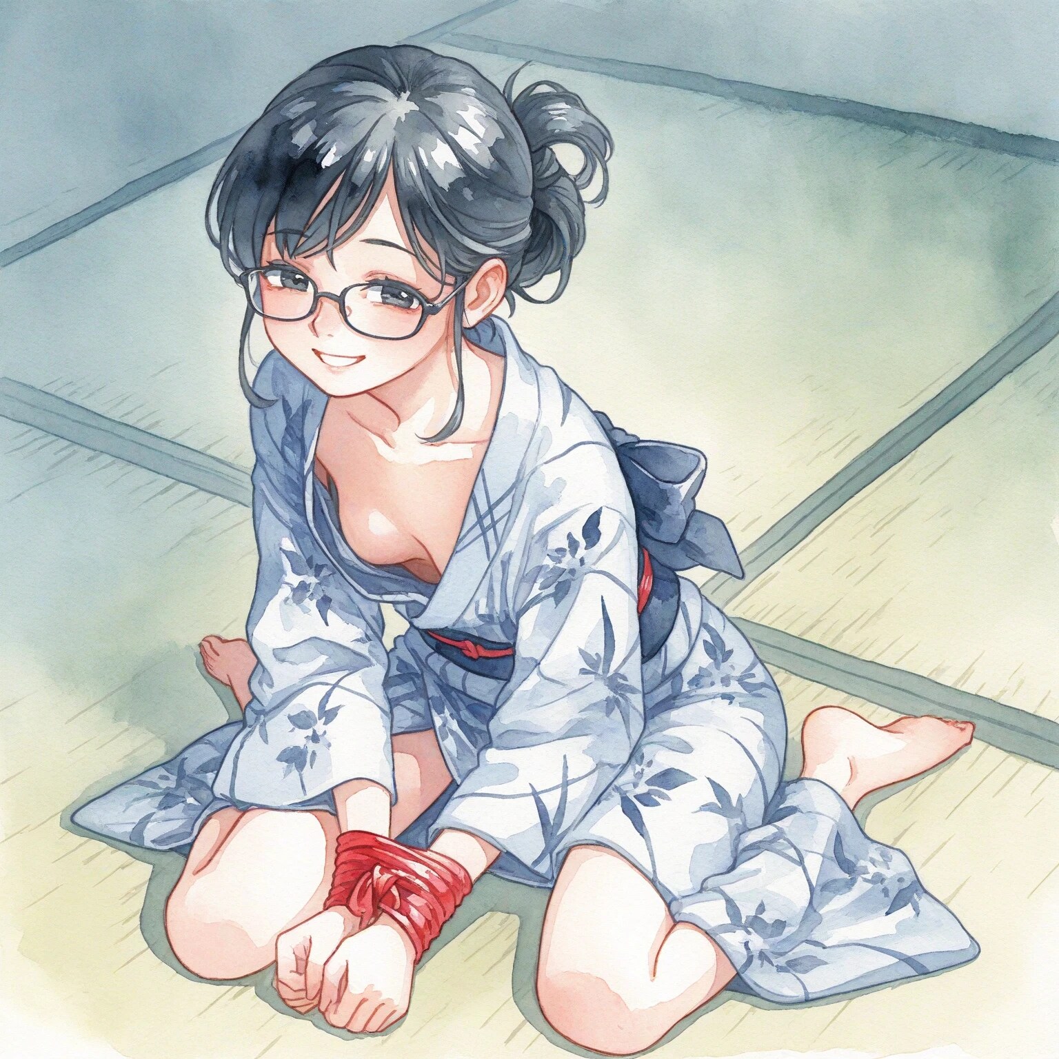 浴衣で縛ってどうするつもり？