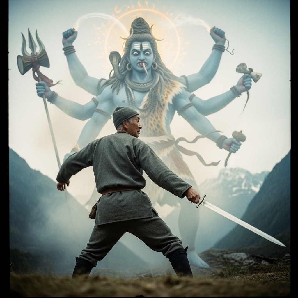 おじいさんは山にシヴァ狩りに