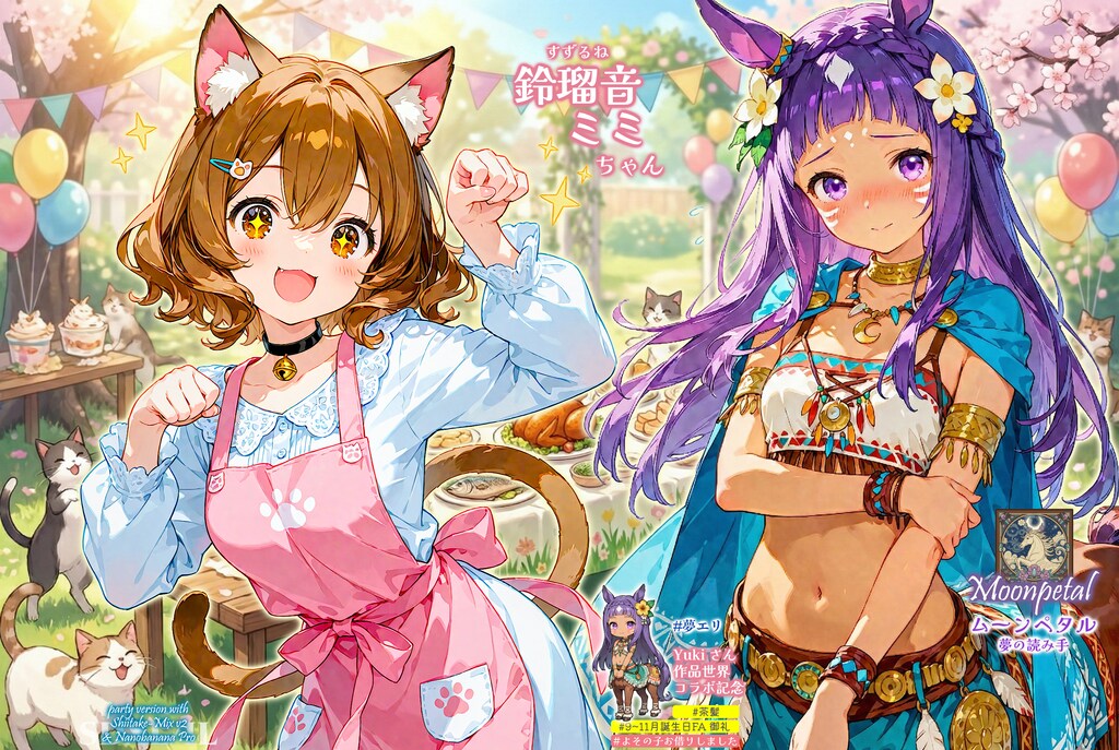 【誕生日FAお礼】鈴瑠音ミミちゃんからの招待状【夢エリ】(for Yukiさん)