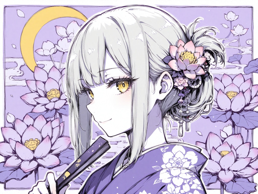看板娘　flowers