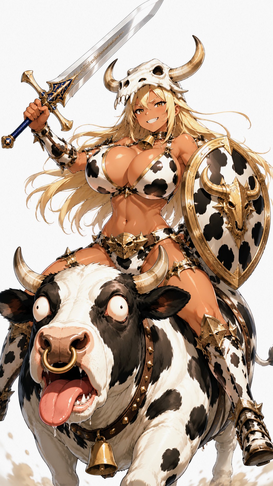 牛柄ビキニアーマーお姉やん🐮