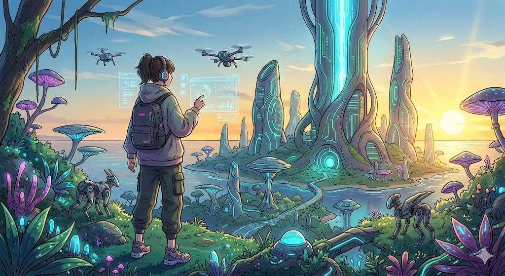 異世界？近未来？的な無人島