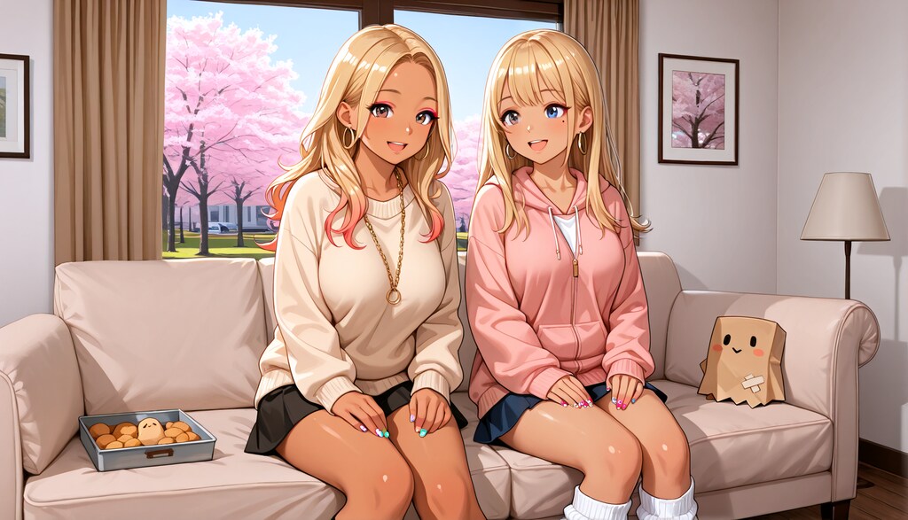 友達の家にて