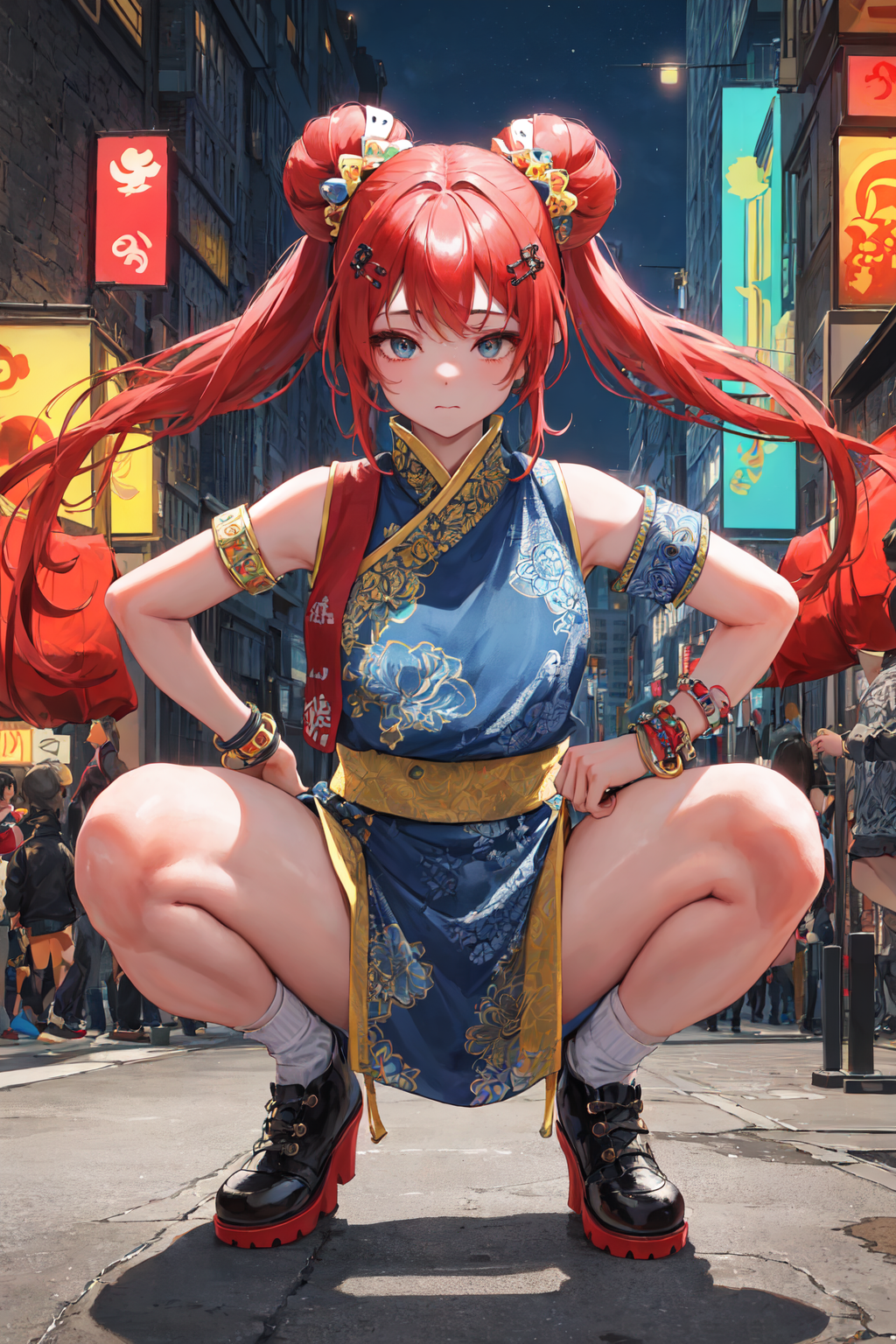 Girl with Two buns